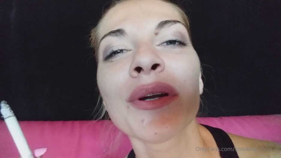 Miss m - Smoking My Cork and Blowing The Smoke All Over Your Face -Handpicked Jerk-Off Instruction